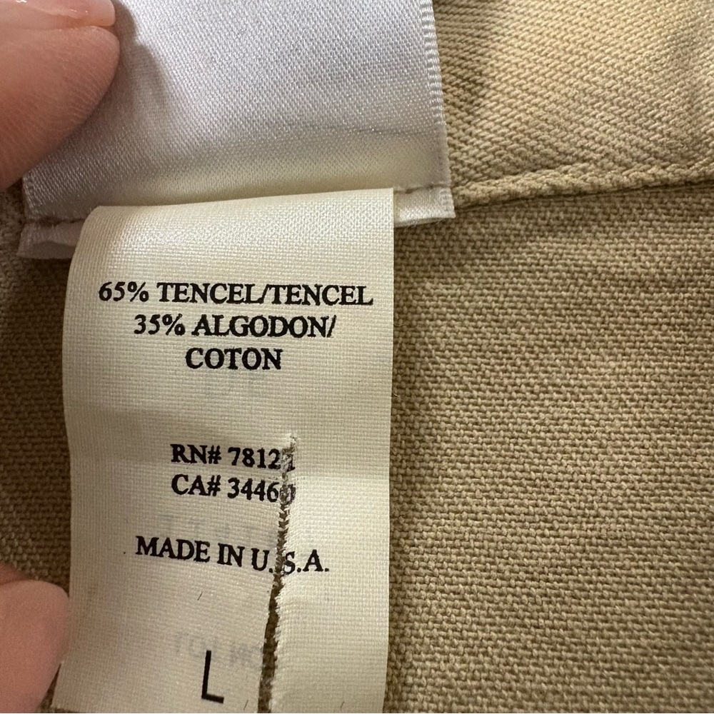 Vintage Eileen Fisher Womens Sleeveless Button-Up Vest Tencel Blend Large - Picture 11 of 11
